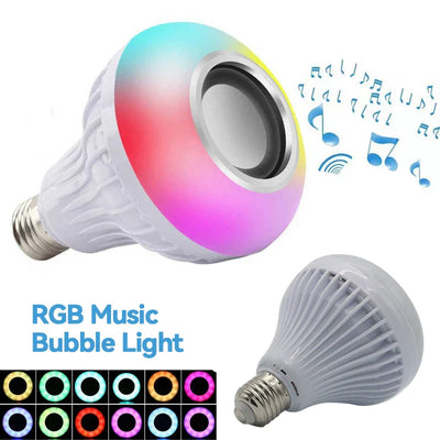 RGB Bluetooth Speaker Bulb 🎶💡- 💥Clearance Sale 60% Off 🔥