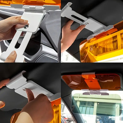 2 in 1 Anti Glare Sun Visor - Day & Night
