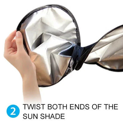 Universal Foldable Windscreen Sun Shade (IMPORTED QUALITY)