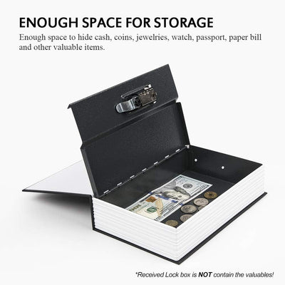Hidden Book Safe With Lock