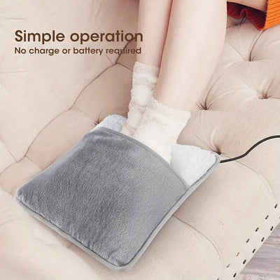 Washable USB Foot Warmer and Periods Cramp Relieving Heating Pad