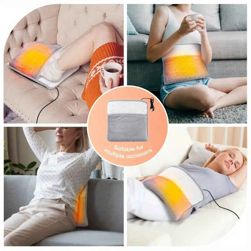 Washable USB Foot Warmer and Periods Cramp Relieving Heating Pad
