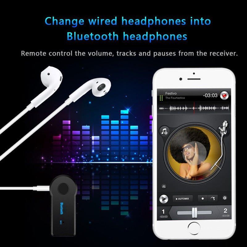 Portable Bluetooth AUX Connector